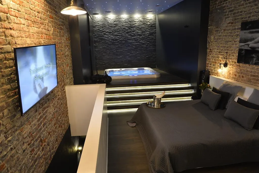 Chambre Avec Jacuzzi Sauna Privatif Apartment Brussels Belgium